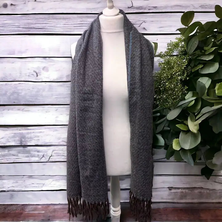 Super Snug & Cosy Winter Scarf with Tassels