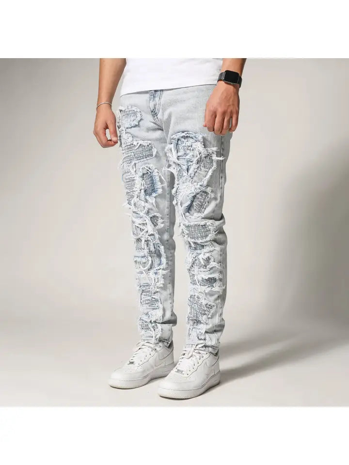 Stitch Denim Jeans
