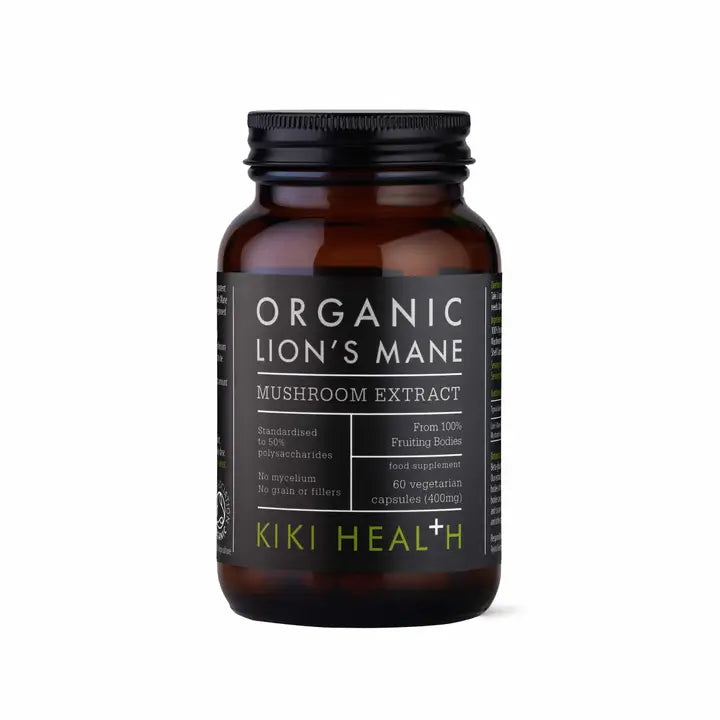 Organic Lion's Mane Extract Mushroom - 60 Vegicaps