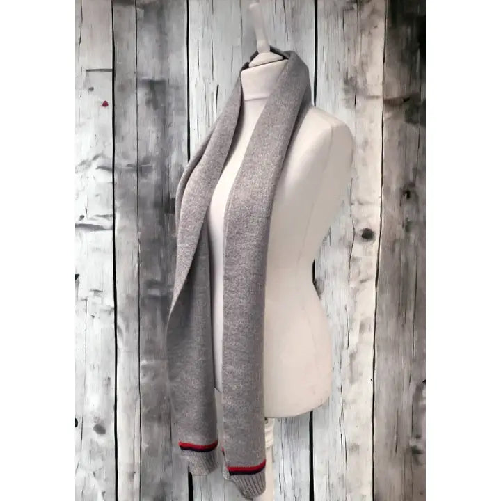 Men's Double Stripe Winter Scarf: Classic Style & Warmth