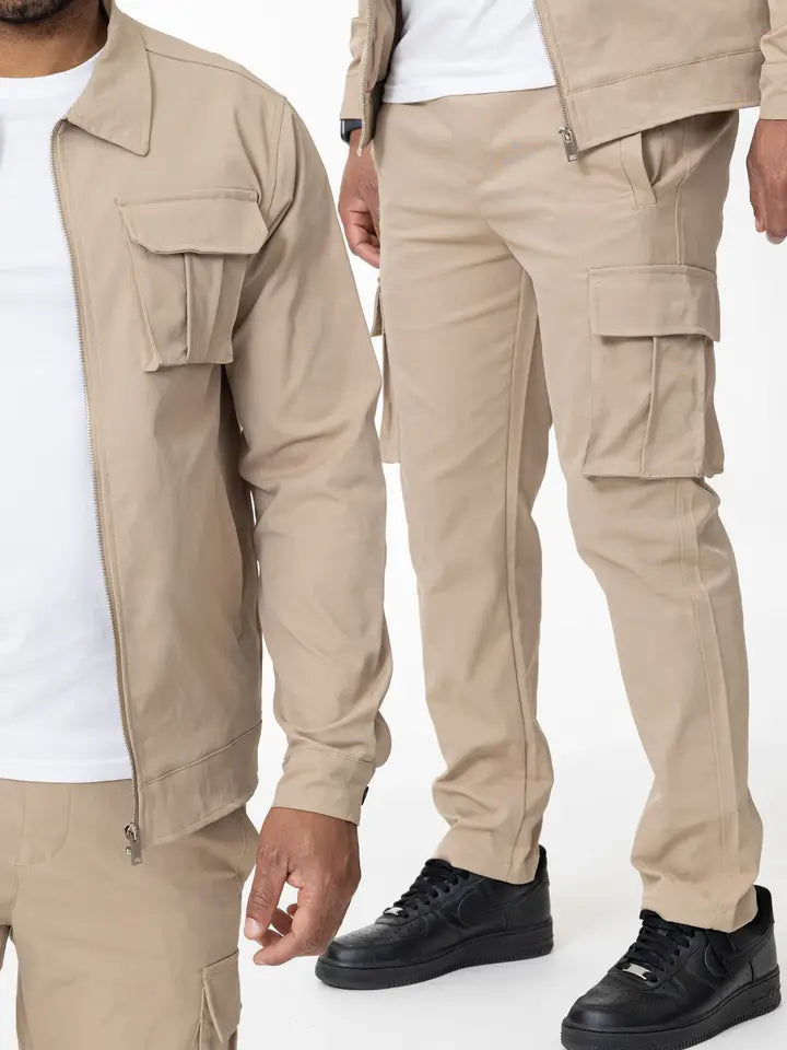 Set with Jacket and Cargo Pants