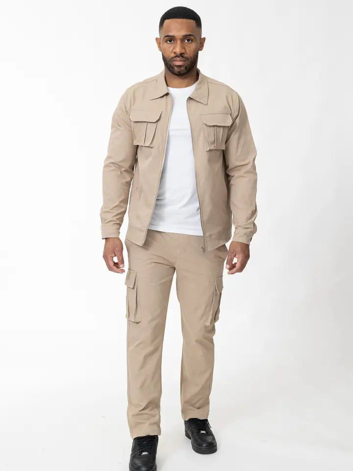 Set with Jacket and Cargo Pants